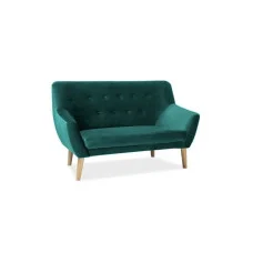 Sofa Nordic 2 Velvet dark green